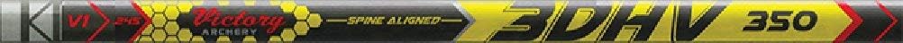 Victory Archery Victory 3Dhv Elite Shafts 350 1 Doz, Black : Sports & Outdoors