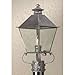 Troy 28955926 One Light NAT Antique Brass Post Light