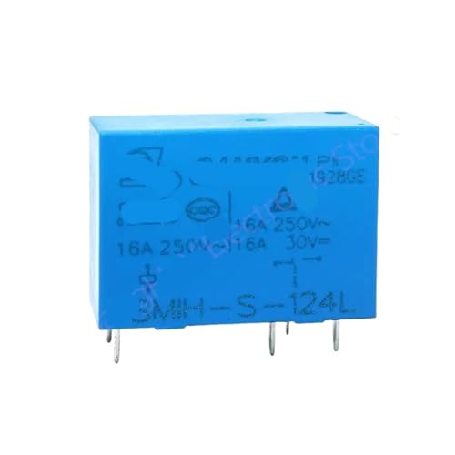 Relés SMIH-S-124L de 24V CC pack de 5 unidades para circuitos de potencia con diseño miniatura