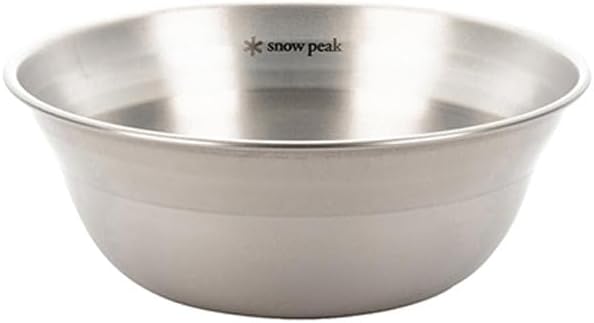 Snow Peak Stainless Steel Tableware Bowl M Silver TW-030K