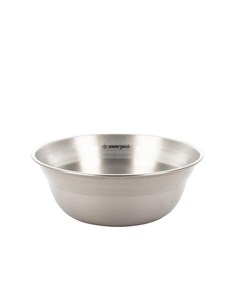 Stainless Steel Tableware Bowl M, Silver, Lightweight durable bowl for home, camping & outdoors
