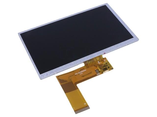 Afficheur TFT 7" 800x480 4DLCD-70800480 écran LED slim pour projets électroniques