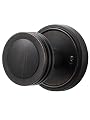 MRML Passage Door Knobs Oil Rubbed Bronze Door Knob, Kitchen Pantry Hall Closet Interior Vintage Door Knob, Zinc Alloy Door Knobs, 1 Pack