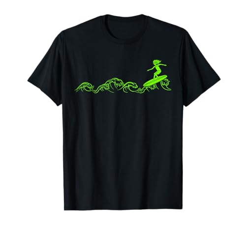 Noseriding Longboard Surfer Minimalistic Surfing T-Shirt