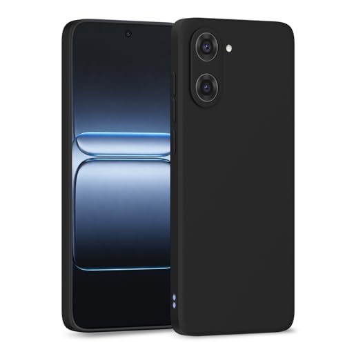 Image of Outlouders Back Cover for OnePlus Nord CE 5 5G | Camera Protection | Durable Soft Matte Silicone Bumper Case (Black)