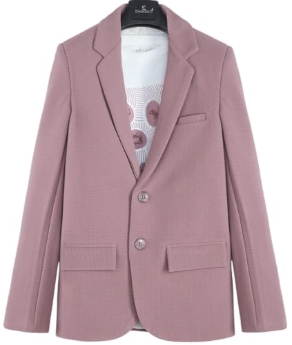 Image of CHARCHIT Boys Regular Fit Plain Blazer and T-Shirt