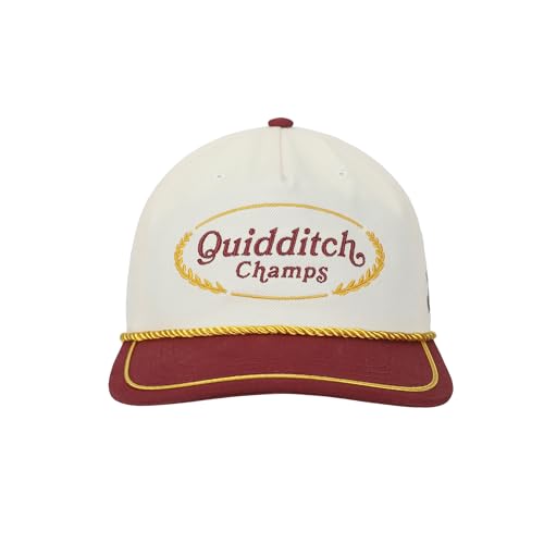 Bioworld Harry Potter Quidditch Champs Gorra Snapback Blanca y Roja miniatura 2