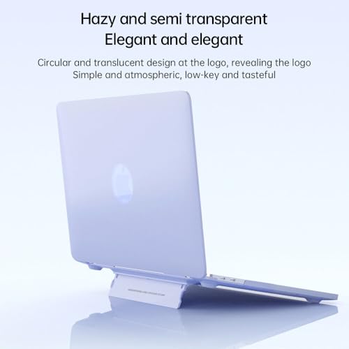 Funda MacBook Air 13 A2337 protectora rígida antichoque con soporte 5