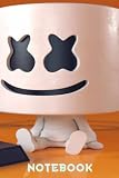  Notebook : Marshmello Lined Notebook Journal, 100 Pages (6 x 9 Inches) Blank Ruled Writing Journal #266