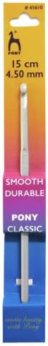 Pony Aluminium Crochet Hooks, Multi-Colour, 2.5mm