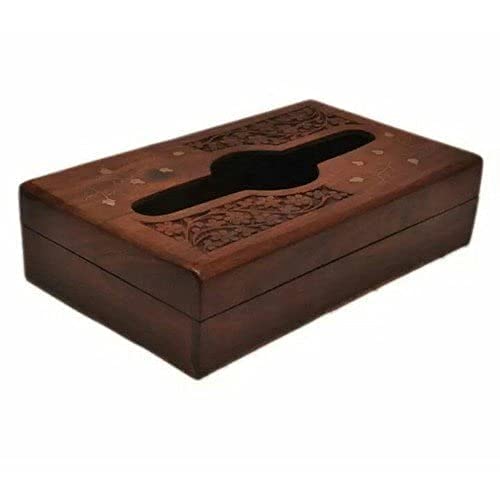 ORANGE INDIA Ayan Art & Craft Crafts Wooden Tissue Box //Tissue