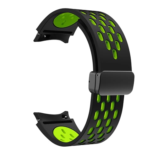 Correa de silicona de 20 mm elegante con hebilla magnética No Gaps para Galaxy Watch 5 Pro