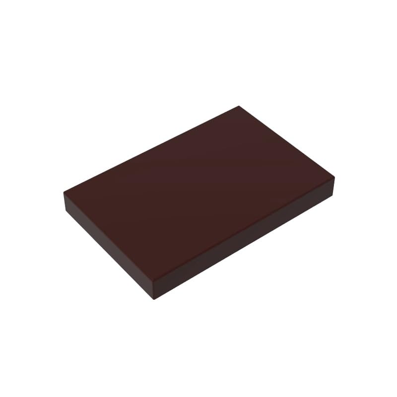 XYEIUGO GDS-1039 26603 Foundation Plate Tile 2x3, Dark Brown, 50 PCS