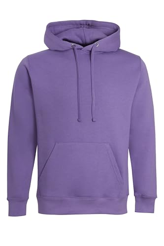Image of imporio 11 Women Ladies Oversized Pullover Plain Hoodie Top With Out Zip Hoodies Sweatshirt Top Jumper UK 10-18 (UK, Numeric, 16, 18, Regular, Regular, Royal Purple)
