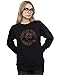 Produktbild Absolute Cult Guns N Roses Damen Sepia Bullet Logo Sweatshirt Schwarz Medium