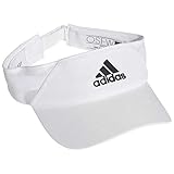Tacto suave adidas Visor A.Rdy Visera, Unisex Adulto, Blanco/Blanco/Negro, Talla Única