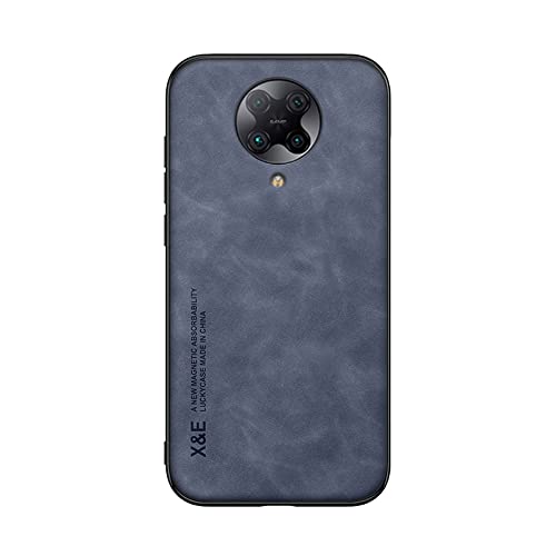 Kepuch Silklike Cover per Xiaomi Poco F2 PRO,Redmi K30 PRO - Custodia Case Piastra Metallica Incorporata per Xiaomi Poco F2 PRO,Redmi K30 PRO - Blu