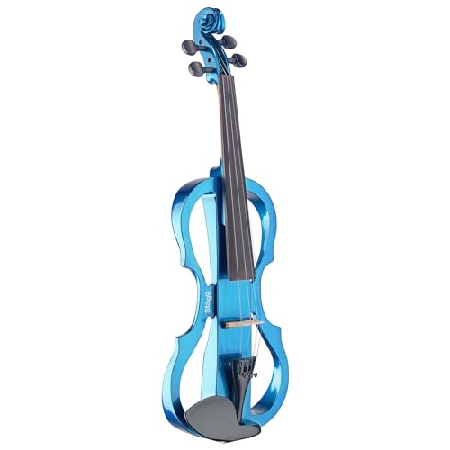 Stagg EVN X-4/4 MBL tamaño completo violín eléctrico – azul