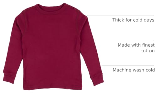 Image of Leveret Long Sleeve Boys Girls Kids & Toddler T-Shirt 100% Cotton (2-14 Years) Variety of Colors