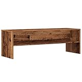 vidaXL Mueble de TV Madera de ingeniería Envejecida 120x40x40 cm, aparador de TV