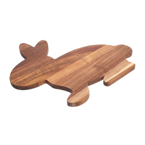 iplusmile Tabla De Cortar De Madera Pizarra Tabla para Cortar Verduras Bandeja De Queso Tablero De Conejito De Pascua Plato De Servir Fiesta De Primavera Plato De Porción De Verduras Madera