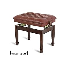 TEmkin Tabouret de Piano Solo Banc de Piano Tabourets de Clavier Tabouret de Piano réglable en Hauteur de 10 cm avec Coussin rembourré en Cuir, 60 x 40 x 50-60 cm - Les Beatles, Paul McCartney, John Lennon, RIngo Starr, George Harrison TEmkin Tabouret de Piano Solo Banc de Piano Tabourets de Clavier Tabouret de Piano réglable en Hauteur de 10 cm avec Coussin rembourré en Cuir, 60 x 40 x 50-60 cm – Image 3