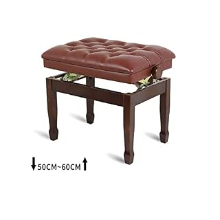 TEmkin Tabouret de Piano Solo Banc de Piano Tabourets de Clavier Tabouret de Piano réglable en Hauteur de 10 cm avec Coussin rembourré en Cuir, 60 x 40 x 50-60 cm - Les Beatles, Paul McCartney, John Lennon, RIngo Starr, George Harrison TEmkin Tabouret de Piano Solo Banc de Piano Tabourets de Clavier Tabouret de Piano réglable en Hauteur de 10 cm avec Coussin rembourré en Cuir, 60 x 40 x 50-60 cm – Image 3
