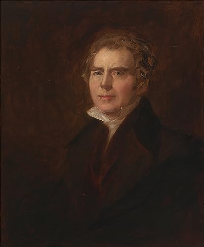 Impression d'art autoportrait par David Wilkie sur toile tendue haute fidelite pour salon