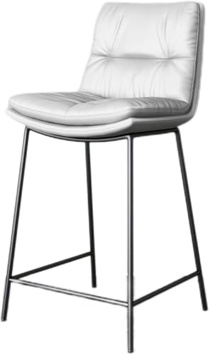 Tabouret de bar avec dossier pour îlot de cuisine style ferme moderne