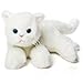 Bearington Muffin Plush Stuffed Animal White Cat, Kitten 15 inches