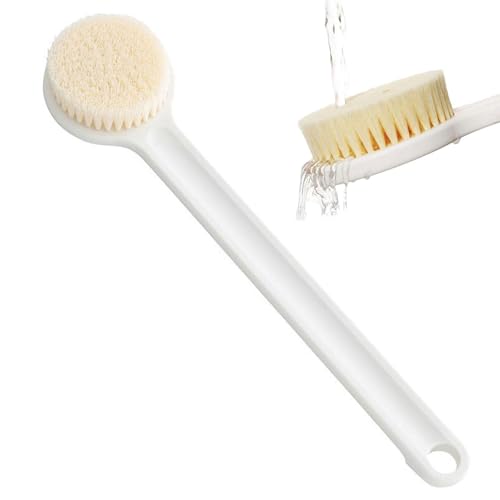 Zubehors Sprobber trasero para ducha, depurador de ducha con manija largo | Herramienta de exfoliante de cuerpo sin deslizamiento Scrubber de ducha y cómoda,para la piel, salud y hogar para limpieza,