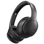 Bluetooth Kopfhörer Over-Ear,90 Std Kopfhörer Kabellos Bluetooth Over Ear mit 3 EQ-Modi,HiFi-Stereo Faltbares Wireless Headphones für Reisen/Büro/Handy/PC-Schwarz