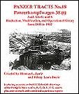 Panzerkampfwagen 38 (t) Ausf.A to G and S (Panzer Tracts, Vol. 18) B00198B53S Book Cover