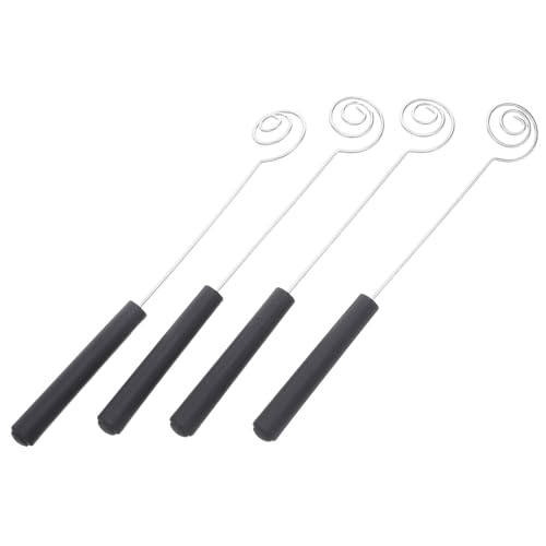 Hemobllo Tenedor de Acero Inoxidable para Mojar Chocolate 4 Unidades Utensilios Reutilizables para Fondue y Decoración de Postres Fiestas y Reuniones