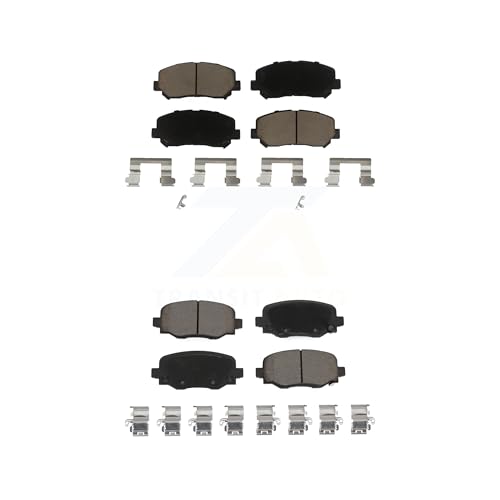 CMX Front Rear Ceramic Brake Pads Kit Replacement For 2015-2017 ...