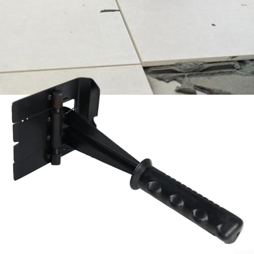 ZWEquipint Extracteur de garnitures en acier inoxydable pour plinthes, bandes adhésives, carrelage et revêtement de sol, barre de démolition multifonction...