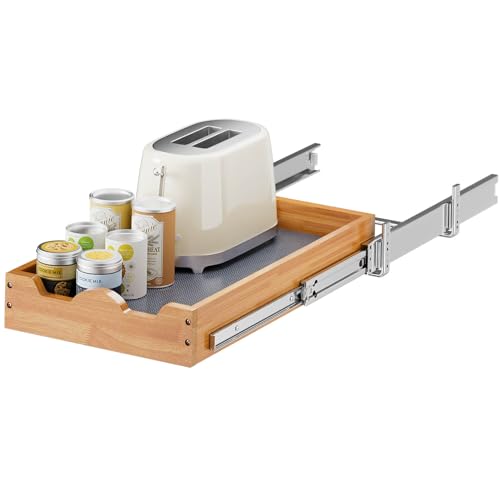 OCG Pull Out Drawers For Cabinets, Slide out Wood Drawer Shelf, Pull Out Shelves for Base Cabinet Organization in Kitchen, Pantry, Bathroom by OCG - Used condition - US$46.71