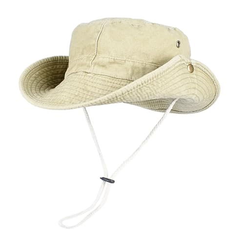 Chapeau de soleil outdoor pliable en coton uni pour homme et femme