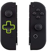 eXtremeRate Soft Touch Black Joycon Handheld Controller Housing (D-Pad Version) with Full Set But...