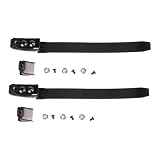 NEIQIUWING Lot de 2 sangles de rechange réglables pour rollers en ligne avec boucle de serrage, vis et écrous