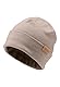 Sterntaler Beanie aus feiner Strickware - Zeitlose Unisex Mütze mit Umschlag - passend für Jungen und Mädchen - Zwei Tragevarianten - bequem und elastisch - Sand, Größe 45