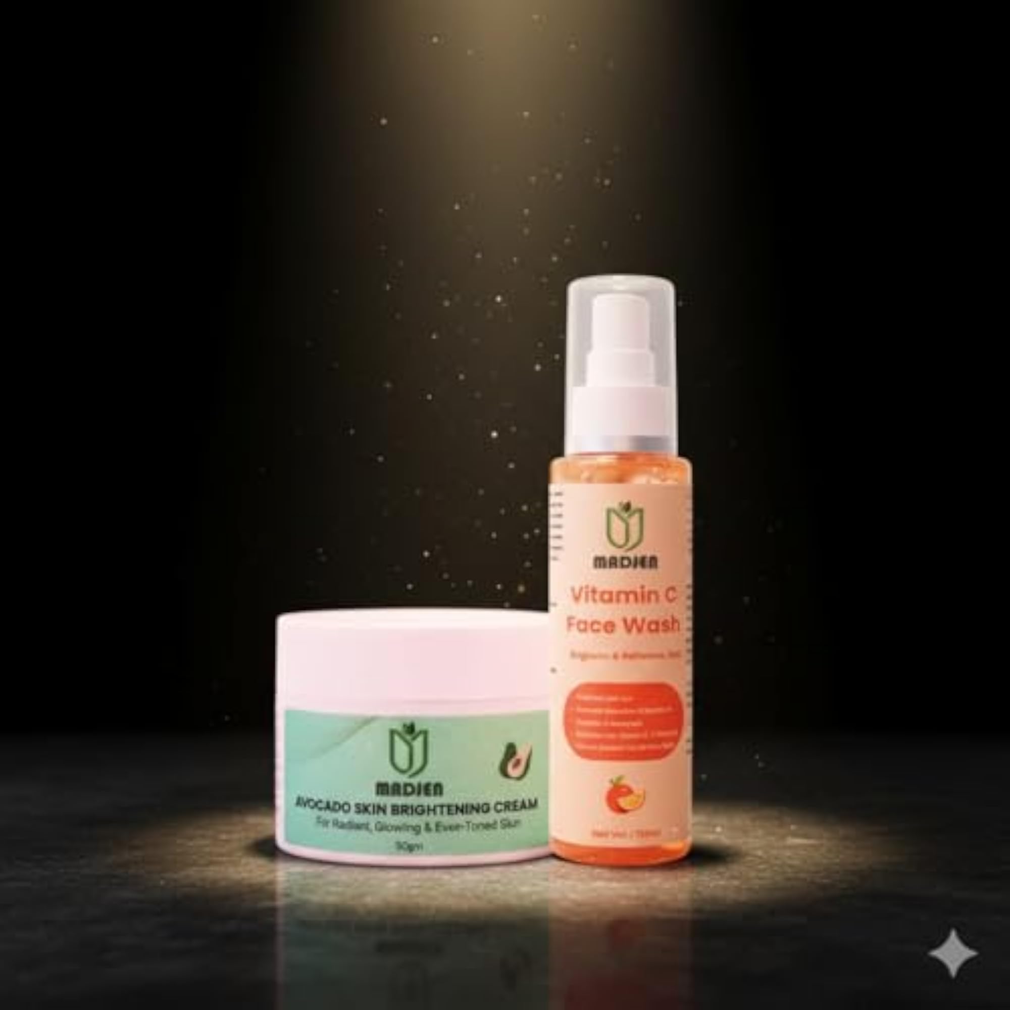 Glow Combo | Vitamin C Face Wash & Avocado Cream