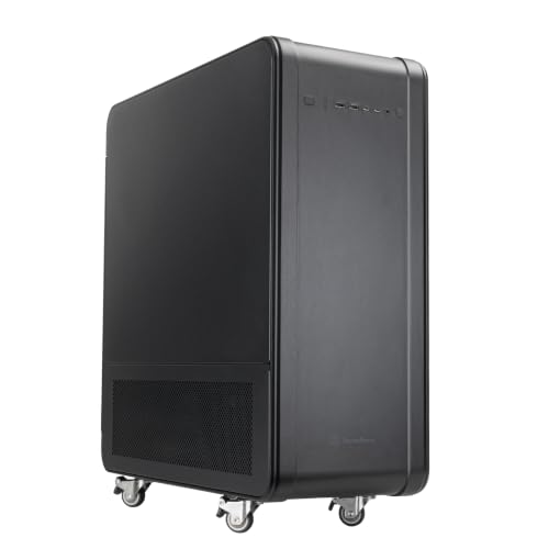 Image of SilverStone Technology ALTA T1 Premium Aluminum Unibody Super Tower Chassis with Dual PSU Support and Up to 3 x 420mm Radiators, SST-ALT1B