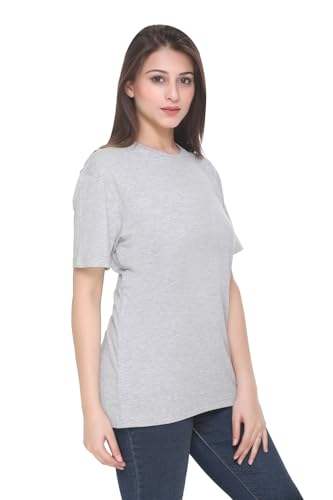 Image of GODFREY Women Round Neck Half Sleeve Cotton T Shirts