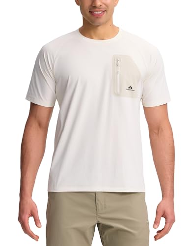 T-shirt pour homme Pioneer Camp antibactérien doux poche zippée