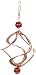 Red Carpet Studios Copper Cosmix Wind Spinner with Top and Bottom Marble, 8-Inch Long