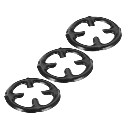 Mipcase 3Pcs Non Slip Heating Stand for Mocha Coffee Pot Wok BBQ Camping Cooking Heat Distribution Easy to Clean