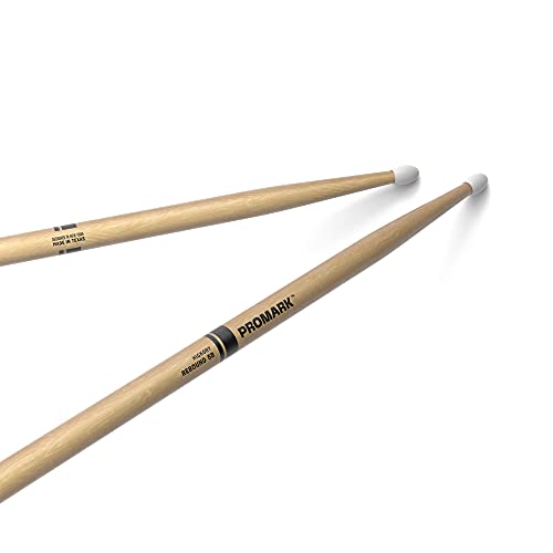 Image of ProMark Rebound 5B Hickory Drumsticks, Oval Nylon Tip, One Pair