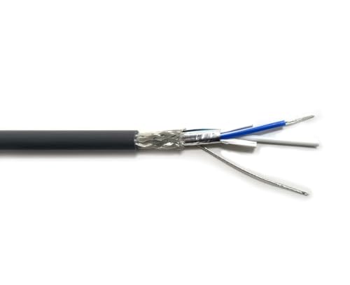 24AWG 1Pr RS-485 Shielded Cable - Equal to Belden 9841 Chrome 250FT