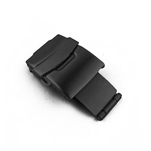Cierre desplegable de acero inoxidable para Seiko correa de reloj de 18mm a 24mm